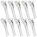20 Pcs Fermagli Per Capelli - Fermagli In Metallo A Doppia Punta Silver - Foto miniatura 3