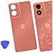 Cover Batteria Moto G04 Original Service Pack, Arancione - Foto miniatura 3
