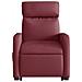 Poltrona Alzapersona Massaggio Reclinabile Rosso Vino Tessuto - Foto miniatura 9