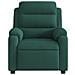 Poltrona Massaggiante Reclinabile Verde Scuro in Velluto - Foto miniatura 8