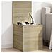 Contenitore Rovere Sonoma 40x42x46 cm Legno Multistrato - Foto miniatura 2