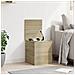 Contenitore Rovere Sonoma 40x42x46 cm Legno Multistrato - Foto miniatura 3