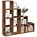 Libreria a 4 Ripiani Legno Vecchio 131,5x29x131,5 cm Truciolato - Foto miniatura 2