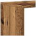 Libreria a 4 Ripiani Legno Vecchio 131,5x29x131,5 cm Truciolato - Foto miniatura 9
