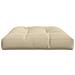 Cuscino per Pallet Beige 120x80x12 cm in Tessuto - Foto miniatura 5