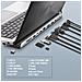 Wonderdock 12 Pro: Adattatore 12 In 1; 1 Xusb 2.0, 2x Usb 3.0, Hdmi, Dp, Vga, Uscita Audio, Pd, Rj45, Usb-c E Slot Per Schede Sd /tf - Foto miniatura 3