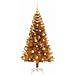 Albero di Natale con 150 LED con supporto Oro 150 cm PET - Foto miniatura 4