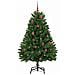 Albero di Natale artificiale Verde 150 cm PVC e Metallo - Foto miniatura 4