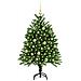 Albero di Natale con 150 LED con supporto Verde 120 cm PE - Foto miniatura 3