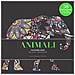 Animali. Black premium. Colouring book antistress - Foto miniatura 1