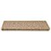 Tappeti Autoadesivi Scale Aspetto Sisal 30 pz 65x21x4 cm Sabbia - Foto miniatura 3
