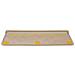 Tappeti Autoadesivi Scale Aspetto Sisal 30 pz 65x21x4 cm Sabbia - Foto miniatura 4