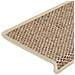 Tappeti Autoadesivi Scale Aspetto Sisal 30 pz 65x21x4 cm Sabbia - Foto miniatura 7