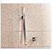 Rubinetto per lavabo da bagno, Blackswan, tipo M20, modello nichel opaco, misura 70 cm - Foto miniatura 2