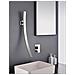 Rubinetto per lavabo da bagno, Blackswan, tipo M20, modello nichel opaco, misura 70 cm - Foto miniatura 4