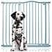 Bettacare Cancelletto Per Cani Extra Alto Con Parte Superiore Incurvata, 98cm - 107cm, Grigio Opaco, Extra Alto 100cm In Altezza - Foto miniatura 1