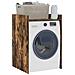 Mobiletto per lavatrice Rovere fumé 67,5 x 62 x 97 cm - Foto miniatura 3