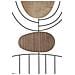 Decorazione In Metallo E Legno Geometrico 8-multicolore-mdf-60x2x80 Cm - Foto miniatura 2