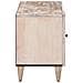 Mobile TV Bianco 105 x 33,5 x 46 cm Legno di mango massello - Foto miniatura 4