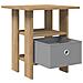 Comodino con cassetto 2 pcs Rovere artigianale 41 x 40 x 45 cm - Foto miniatura 5