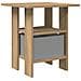 Comodino con cassetto 2 pcs Rovere artigianale 41 x 40 x 45 cm - Foto miniatura 8