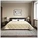 Duvet Estivo Crema 220 x 260 cm Microfibra e Fleece Teddy - Foto miniatura 4