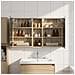 Set di Armadi da Bagno con porta 3 pcs 100 x 10,5 x 60,5 cm - Foto miniatura 4