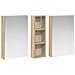 Set di Armadi da Bagno con porta 3 pcs 100 x 10,5 x 60,5 cm - Foto miniatura 5
