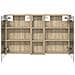 Set di Armadi da Bagno con porta 3 pcs 100 x 10,5 x 60,5 cm - Foto miniatura 7