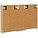 Set di Armadi da Bagno con porta 3 pcs 100 x 10,5 x 60,5 cm - Foto miniatura 9