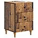 Armadio da Notte con cassetto Legno antico 43x 41 x 66,5 cm - Foto miniatura 2