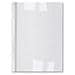 100 cartelline termiche 1,5mm bianco business line leather - Foto miniatura 1