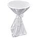 Copritavolo Bianco 70 Cm Con Fettuccia 2 Pezzi - Foto miniatura 2