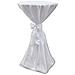 Copritavolo Bianco 70 Cm Con Fettuccia 2 Pezzi - Foto miniatura 5