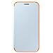 Flip Cover Neone per Galaxy A3 2017 Colore Blu - Foto miniatura 5