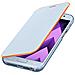 Flip Cover Neone per Galaxy A3 2017 Colore Blu - Foto miniatura 3
