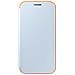 Flip Cover Neone per Galaxy A3 2017 Colore Blu - Foto miniatura 1