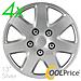 Copricerchi Auto Universali 13 Pollici C-089 Silver 31134 - Foto miniatura 1