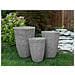 Vaso Tondo Per Interno Ed Esterno Grigio 51x51x71cm Camia - Foto miniatura 22