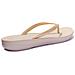 Women Iqushion Ergonomic Flip-flops E54-010, Donne, Beige, 40 - Foto miniatura 6