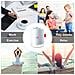 500ml Nebbia Fredda Umidificatori Senzacqua Auto-off Silenzioso Umidificatore Con Luce Notturna Umidificatore Ad Ultrasuoni Con 10 16 Ore Di Lavoro Umidificatore Ideale Per Camera Da Letto Baby Room Soggiorno Piante - Foto miniatura 4