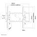 PLASMA-W200BLACK Supporto a Parete per TV - Foto miniatura 3