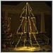 Albero di Natale a Cono 300 LED per Interni Esterni 120x220 cm - Foto miniatura 1