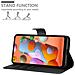 Custodia Compatibile Con Samsung Galaxy A11 In Nero Carbone - Coperchio Protettiva Con Chiusura Magnetica, Funzione Stand E Tasca Per Le Carte - Foto miniatura 2