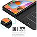 Custodia Compatibile Con Samsung Galaxy A11 In Nero Carbone - Coperchio Protettiva Con Chiusura Magnetica, Funzione Stand E Tasca Per Le Carte - Foto miniatura 4