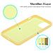 Custodia Compatibile Con Apple Iphone 12 / Iphone 12 Pro In Liquid Giallo - Coperchio Protettivo In Silicone Tpu Flessibile - Foto miniatura 6