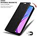 Custodia Compatibile Con Xiaomi Redmi 9 In Nero Di Notte - Coperchio Protettiva Con Chiusura Magnetica, Funzione Stand E Tasca Per Le Carte - Foto miniatura 7