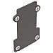 Ego End Cap Recessed Senza Foro Bk Lampada - Ideal Lux 267203 - Foto miniatura 1