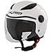 Casco Scooter Moto Protezione Bambino Ragazzo Certificato Ece 2205 Bianco Xl - Foto miniatura 3