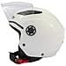 Casco Scooter Moto Protezione Bambino Ragazzo Certificato Ece 2205 Bianco Xl - Foto miniatura 4